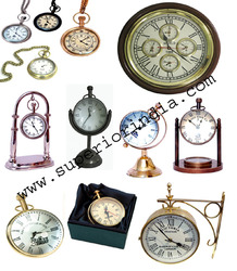 Brass Table Clocks Brass Wall Clocks Pocket Watches Manufacturer Supplier Wholesale Exporter Importer Buyer Trader Retailer in delhi Delhi India